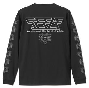 Neon Genesis Evangelion - Seele Sleeve Rib Long Sleeve T-shirt Black (L Size)_