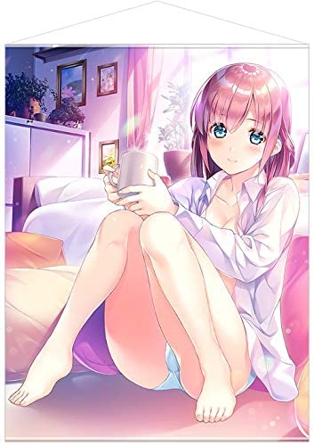 Fumio Original Illustration Daki Kano B2 Wall Scroll: Nazuka Risa image 1