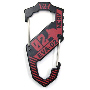 Neon Genesis Evangelion - Eva Unit 02 Carabiner S Type Black_