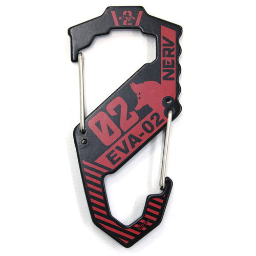 Neon Genesis Evangelion - Eva Unit 02 Carabiner S Type Black image 1