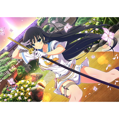 Shinobi Master Senran Kagura New Link B2 Wall Scroll: Ikaruga / Hanzo Shinobi Costume image 2
