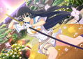 Shinobi Master Senran Kagura New Link B2 Wall Scroll: Ikaruga / Hanzo Shinobi Costume thumbnail 3