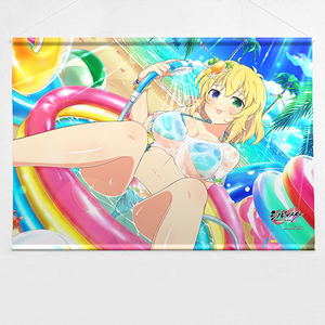 Shinobi Master Senran Kagura New Link B2 Wall Scroll: Ryona / Swimwear_