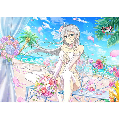 Shinobi Master Senran Kagura New Link B2 Wall Scroll: Senkou / Wedding image 2