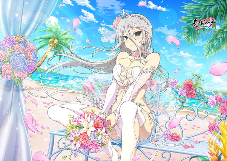 Shinobi Master Senran Kagura New Link B2 Wall Scroll: Senkou / Wedding image 3