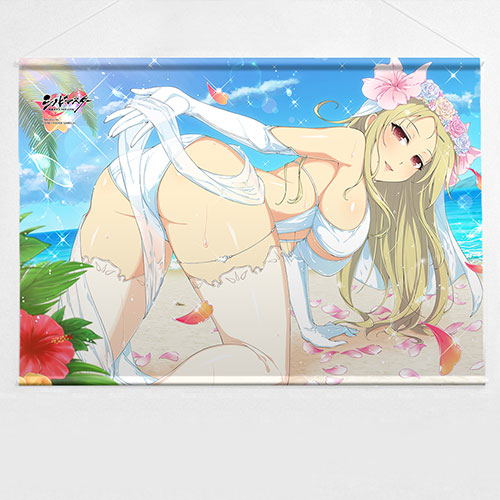 Shinobi Master Senran Kagura New Link B2 Wall Scroll: Shiki / Wedding image 1
