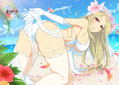 Shinobi Master Senran Kagura New Link B2 Wall Scroll: Shiki / Wedding thumbnail 3