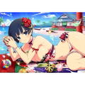 Shinobi Master Senran Kagura New Link B2 Wall Scroll: Yozakura / Swimwear thumbnail 2