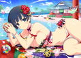 Shinobi Master Senran Kagura New Link B2 Wall Scroll: Yozakura / Swimwear thumbnail 3