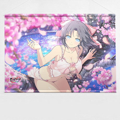 Shinobi Master Senran Kagura New Link B2 Wall Scroll: Yumi / Sakura Swimwear image 1