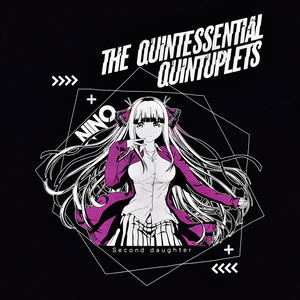 The Quintessential Quintuplets - Nino Nakano OctoberBeast Collaboration T-shirt (XL Size)_