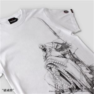 Sekiro: Shadows Die Twice Torch Torch T-shirt Collection: Corrupted Monk White (XL Size)