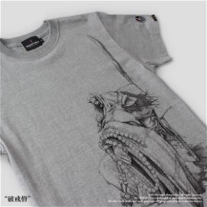 Sekiro: Shadows Die Twice Torch Torch T-shirt Collection: Corrupted Monk Heather Gray (XL Size)