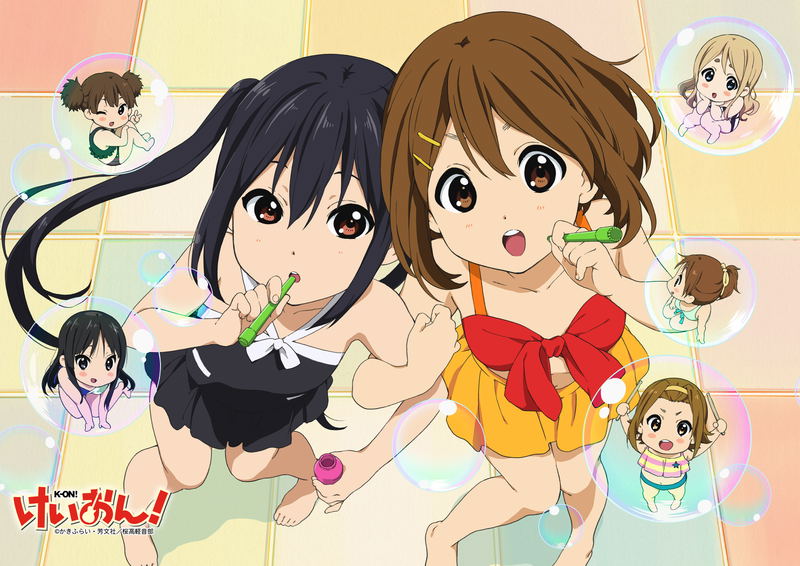 K-On! B2 Wall Scroll Horizontal image 2