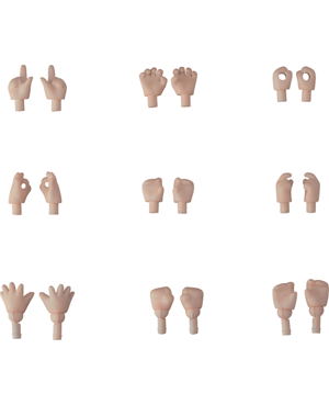 Nendoroid Doll: Hand Parts Set (Cream) (Re-run)_