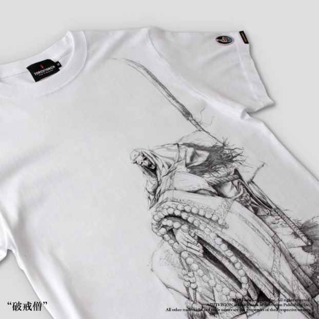 Sekiro: Shadows Die Twice Torch Torch T-shirt Collection: Corrupted Monk White Ladies (L Size) image 2