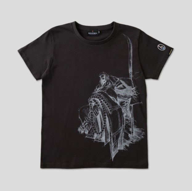 Sekiro: Shadows Die Twice Torch Torch T-shirt Collection: Corrupted Monk Sumi Ladies (L Size) image 1