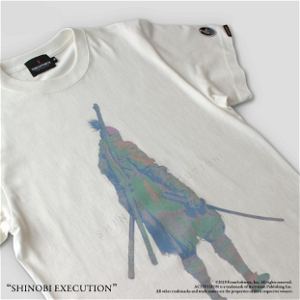 Sekiro: Shadows Die Twice Torch Torch T-shirt Collection: Shinobi Execution Vanilla White Ladies (L Size)