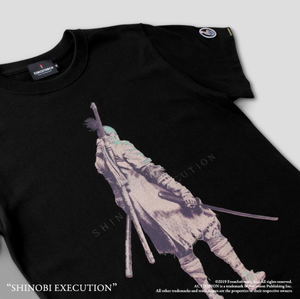 Sekiro: Shadows Die Twice Torch Torch T-shirt Collection: Shinobi Execution Black (XXL Size)_