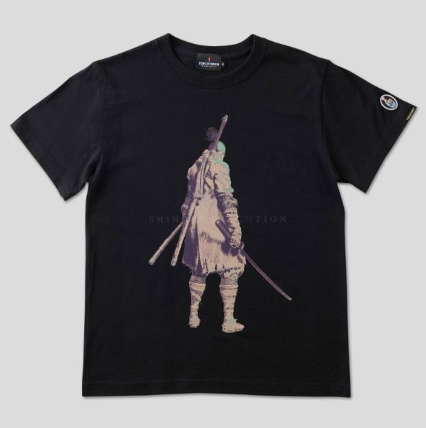Sekiro: Shadows Die Twice Torch Torch T-shirt Collection: Shinobi Execution Black (S Size) image 1