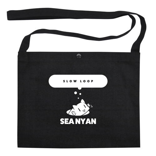 Slow Loop - Sea Nyan Mini Shoulder Bag Black image 1