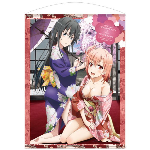 My Teen Romantic Comedy Snafu 2 100cm Wall Scroll: Yukino & Yui (Re-run) image 1