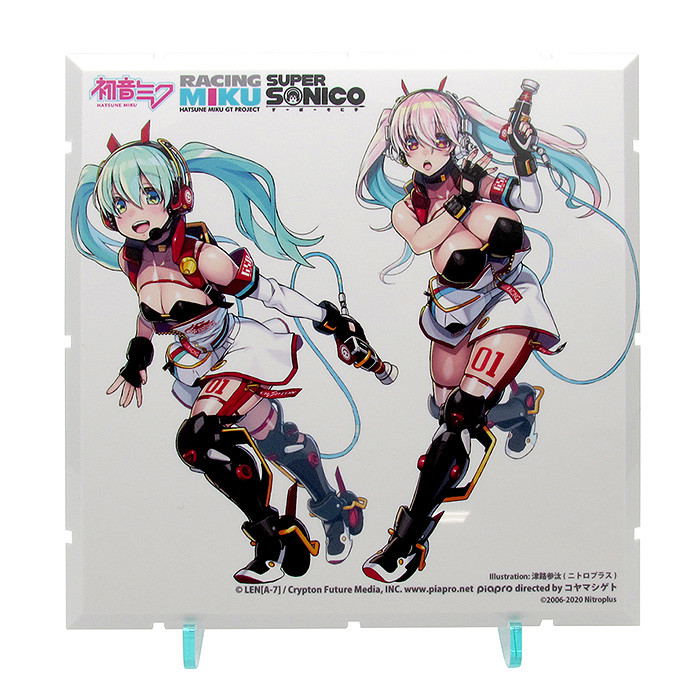 Dioramansion 150 Racing Miku Pit 2020 Optional Panel: Super Sonico Collab Ver. image 1