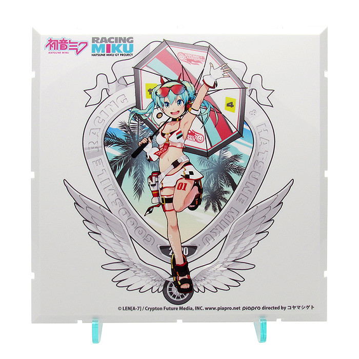 Dioramansion 150 Racing Miku Pit 2020 Optional Panel: Tropical Ver. image 1