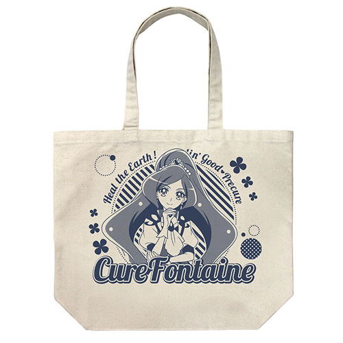 Healin' Good Precure - Cure Fontaine Large Tote Bag Natural image 1