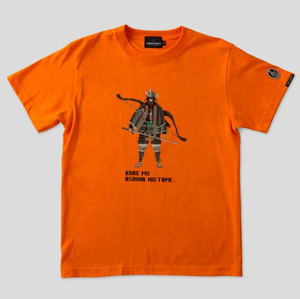 Sekiro: Shadows Die Twice Torch Torch T-shirt Collection: Pixel Genichiro Orange (S Size)_