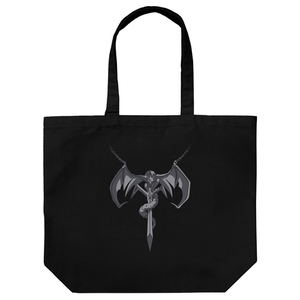 Sorcerous Stabber Orphen - Tower Of Fangs Emblem Large Tote Bag Black_