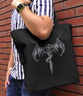 Sorcerous Stabber Orphen - Tower Of Fangs Emblem Large Tote Bag Black thumbnail 2