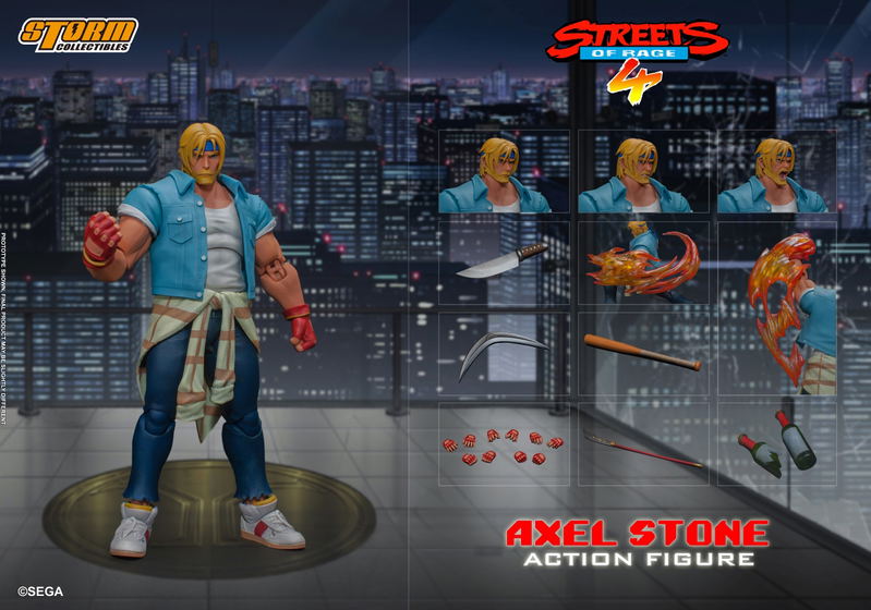Streets of Rage 4 1/12 Scale Pre-Painted Action Figure: Axel Stone image 18