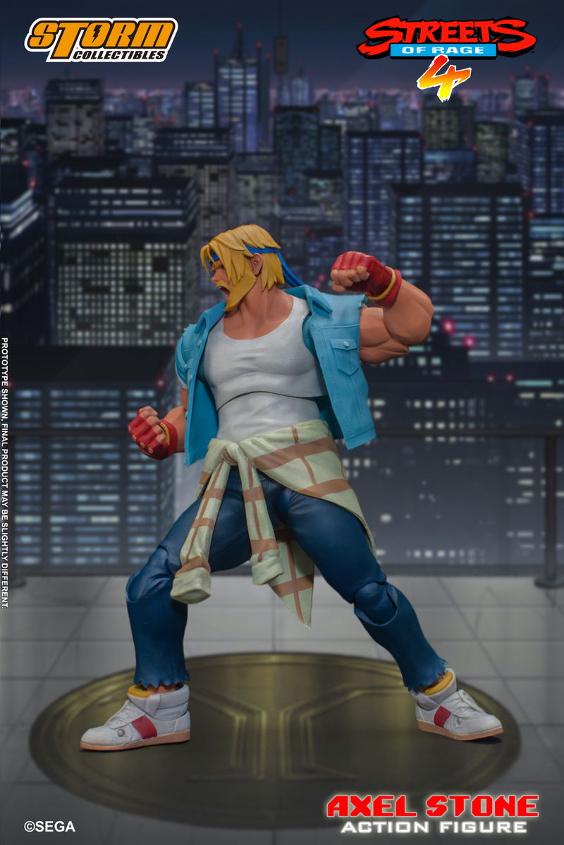 Streets of Rage 4 1/12 Scale Pre-Painted Action Figure: Axel Stone image 4