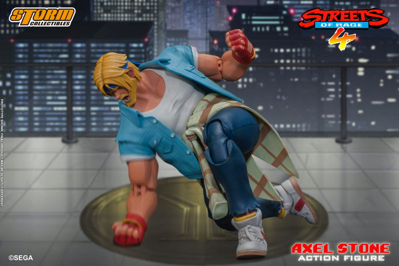 Streets of Rage 4 1/12 Scale Pre-Painted Action Figure: Axel Stone image 8