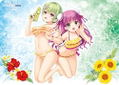 Summer Pockets Reflection Blue Character Rubber Mat: Miki & Umi thumbnail 1