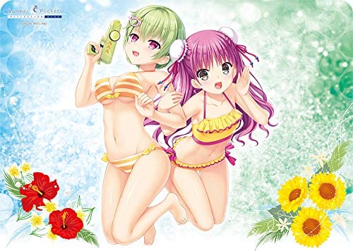 Summer Pockets Reflection Blue Character Rubber Mat: Miki & Umi image 1