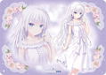 Summer Pockets Reflection Blue Character Rubber Mat: Shiroha Naruse Dress Ver. thumbnail 1