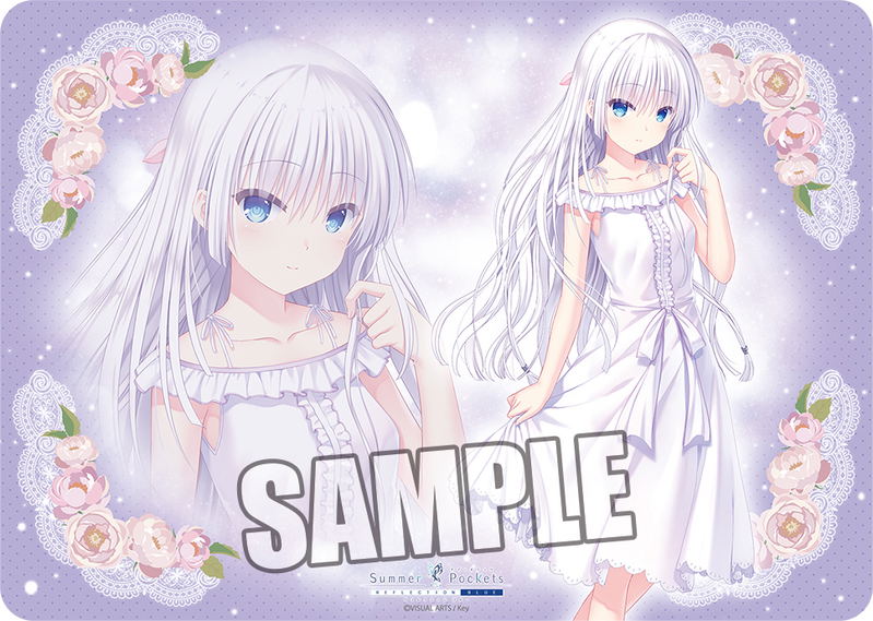 Summer Pockets Reflection Blue Character Rubber Mat: Shiroha Naruse Dress Ver. image 2