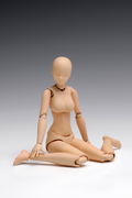 1/12 Scale Plastic Model Kit: Movable Body Female Type (Deluxe) Light Brown thumbnail 7