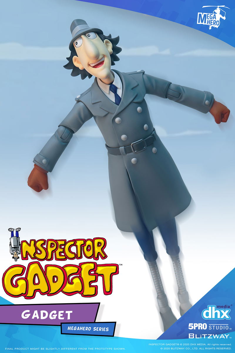 5PRO Studio x Blitzway 5PRO-MG-20201 Inspector Gadget 1/12 Scale Action Figure: Inspector Gadget image 3