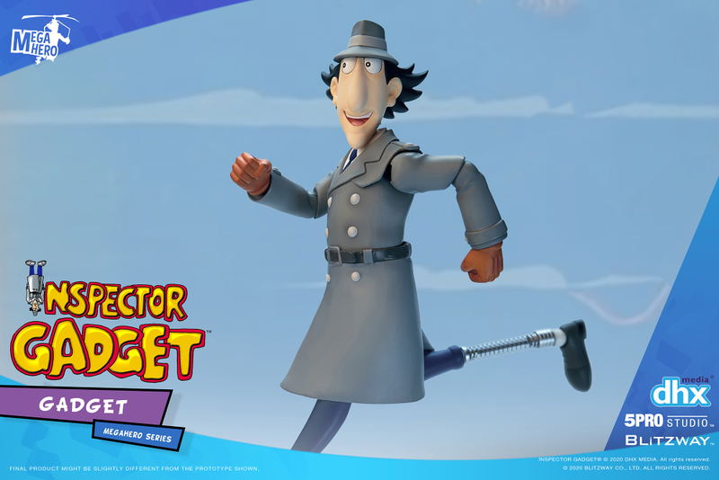 5PRO Studio x Blitzway 5PRO-MG-20201 Inspector Gadget 1/12 Scale Action Figure: Inspector Gadget image 4