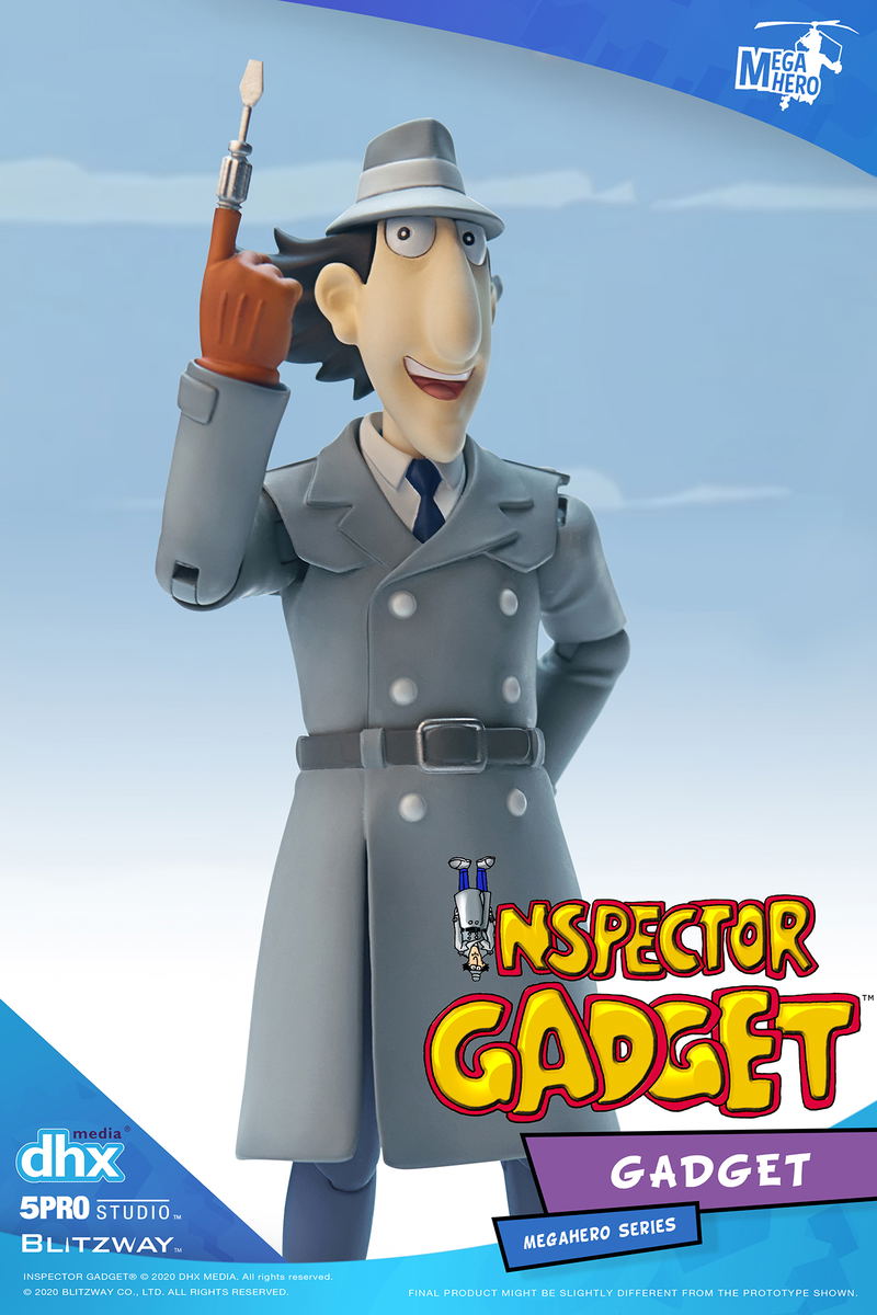 5PRO Studio x Blitzway 5PRO-MG-20201 Inspector Gadget 1/12 Scale Action Figure: Inspector Gadget image 6