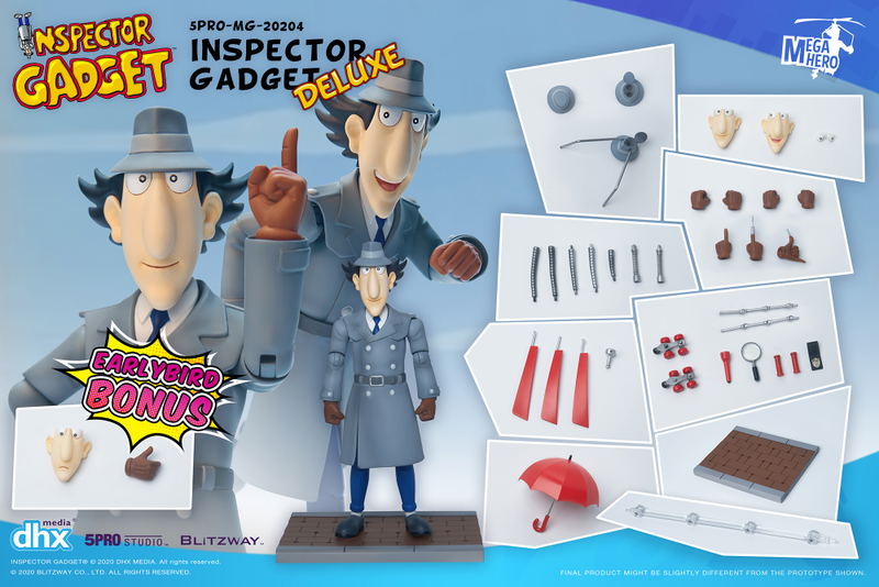 5PRO Studio x Blitzway 5PRO-MG-20204 Inspector Gadget 1/12 Scale Action Figures Deluxe Ver. image 5