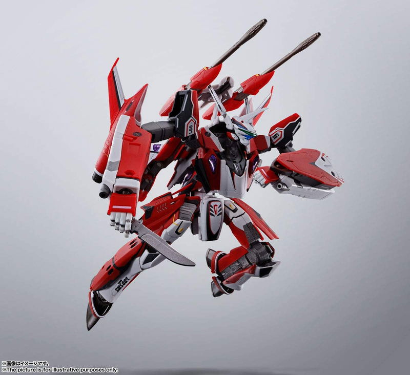 DX Chogokin Macross Frontier the Movie -The Wings of Goodbye-: YF-29 Durandal Valkyrie (Alto Saotome Custom) Full Set Pack image 4