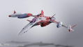 DX Chogokin Macross Frontier the Movie -The Wings of Goodbye-: YF-29 Durandal Valkyrie (Alto Saotome Custom) Full Set Pack thumbnail 7