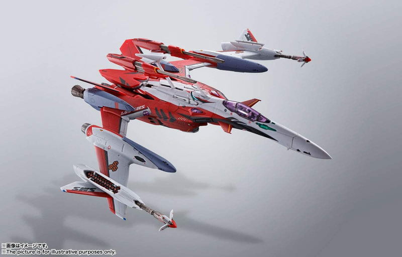 DX Chogokin Macross Frontier the Movie -The Wings of Goodbye-: YF-29 Durandal Valkyrie (Alto Saotome Custom) Full Set Pack image 8