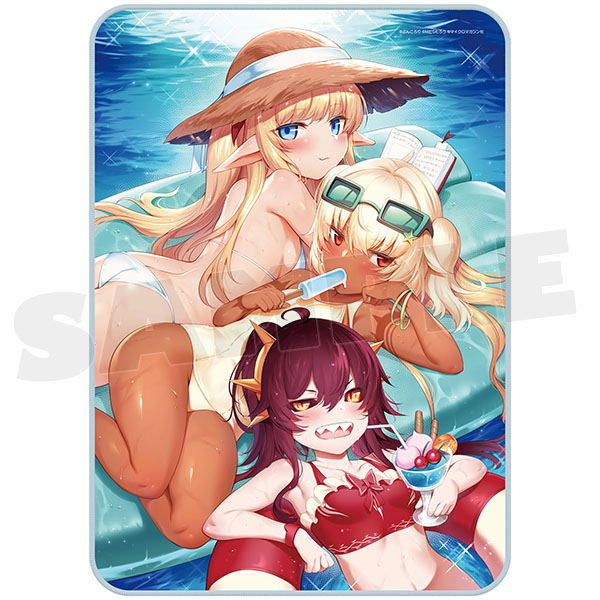 MM Official Goods M-da S-tarou Original Illustration Lyctron Pile Blanket: Tanaka -Nenrei Equal Kanojo Inaireki no Mahoutsukai- image 1