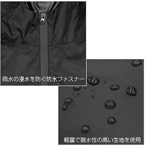 Neon Genesis Evangelion - Nerv Rain Coat Black