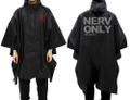 Neon Genesis Evangelion - Nerv Rain Coat Black thumbnail 1